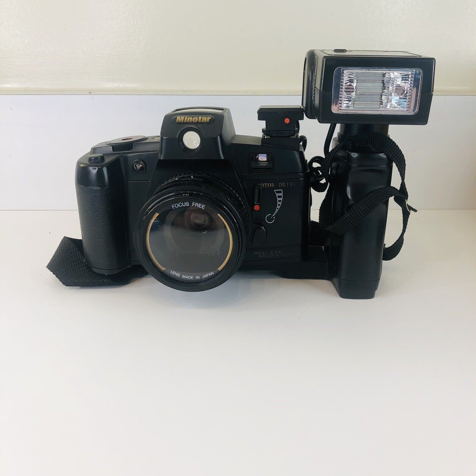 Minotar Motor Drive 35mm Camera Red Eye Reduction Japan