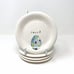 Rae Dunn Easter Appetizer/Cake/Snack Plats Chirp, Hop, Sweet, Crunch (4) Cute!