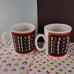 RTMWS Made in India Patterned Mugs Cup Set/2 Ceramic, Nice & Clean