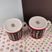 RTMWS Made in India Patterned Mugs Cup Set/2 Ceramic, Nice & Clean