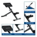 Menciro Roman Chair 5-Level Adjustable Hyper-Extension Back Extension Bench