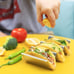 8 Pack Stainless Steel Taco Holder Stand