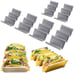 8 Pack Stainless Steel Taco Holder Stand