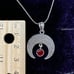 925 Sterling Silver Turkish Filigree Moon Necklace for Women, NEW,HandmadeGift