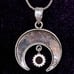 925 Sterling Silver Turkish Filigree Moon Necklace for Women, NEW,HandmadeGift