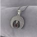 925 Sterling Silver Turkish Filigree Moon Necklace for Women, NEW,HandmadeGift