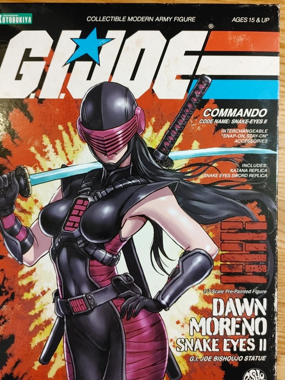 Kotobukiya G.I. Joe - Dawn Moreno Snake Eyes II Limited Edition Bishoujo Statue