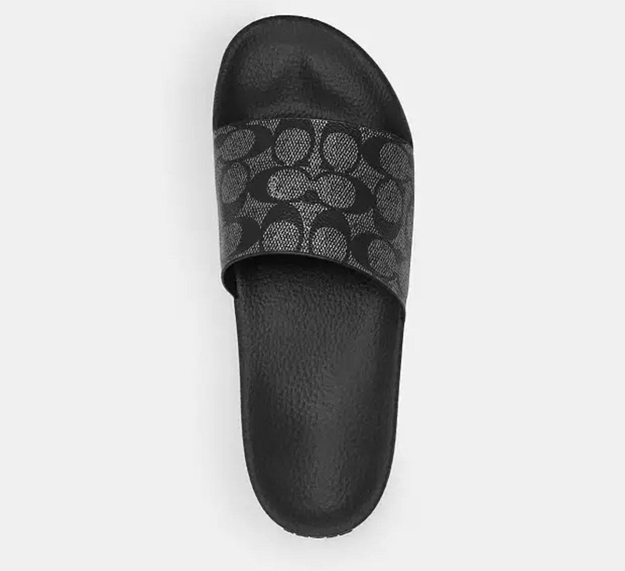 Coach Uli sport slide in Signature canvas black charcoal size 7, 9 women each