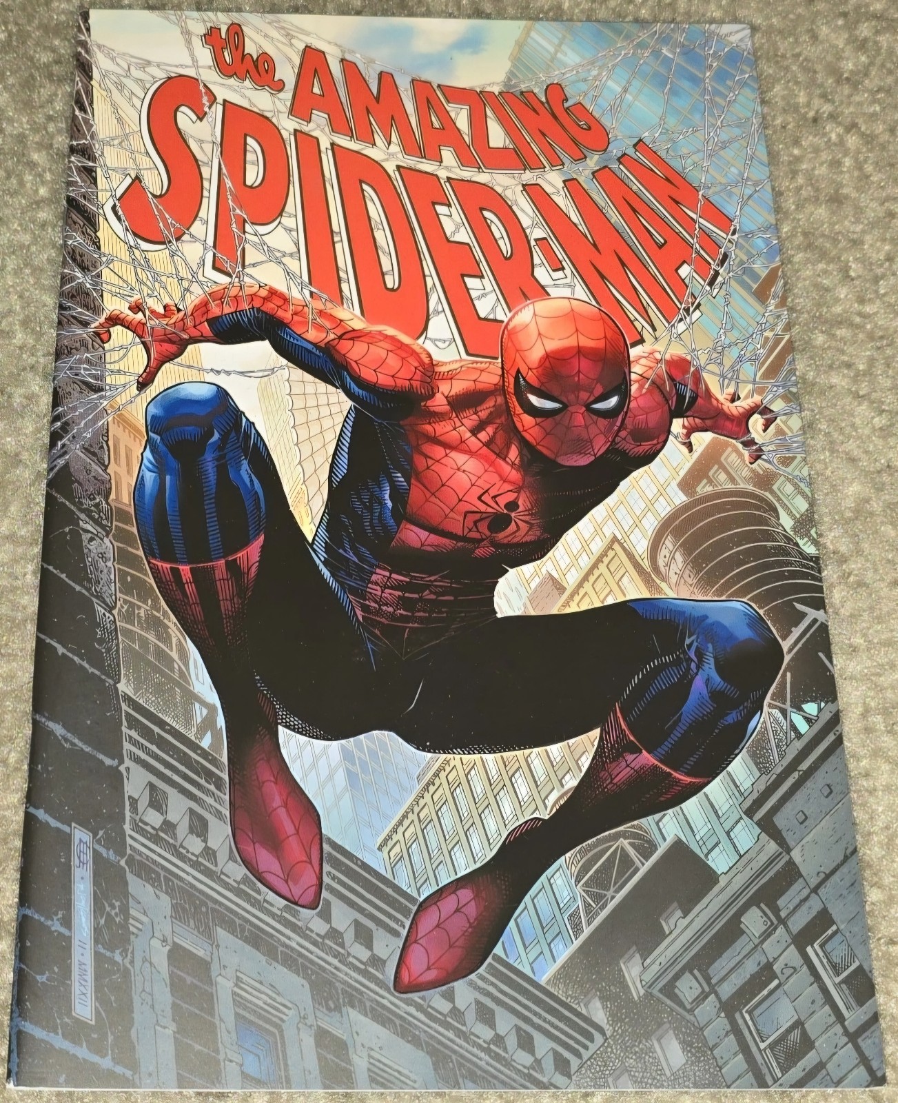 2023 HTF Amazing Spider-man 1 NM 1:50 MX UV Print Variant Jim Cheung La Mole