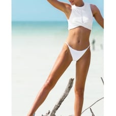 Tori Praver Emmy White Bikini Set Size X-Small NWT