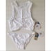 Tori Praver Emmy White Bikini Set Size X-Small NWT