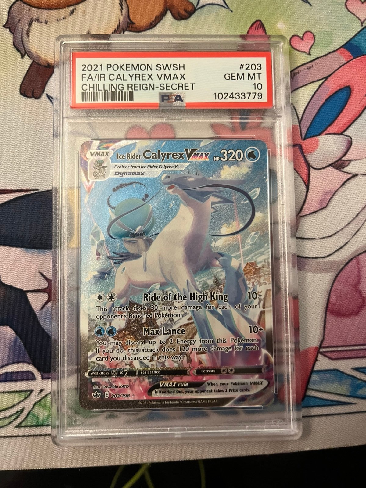 PSA 10 Ice Rider Calyrex VMAX