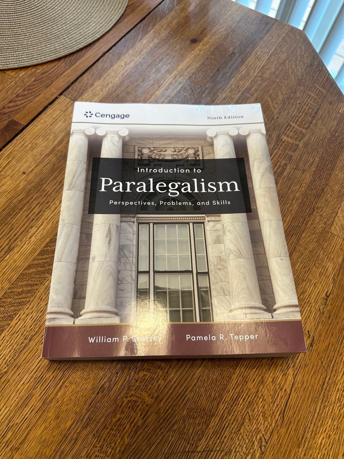 Paralegalism Book / 9th Edition / Cengage
