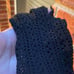 Art Deco Crotchet Knitted Gloves - Handmade - 1940’s - Antique Vintage