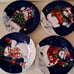Thomson Pottery Snowman Mary Parker Dinner Plates. ( pack of 4)