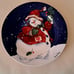 Thomson Pottery Snowman Mary Parker Dinner Plates. ( pack of 4)