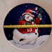 Thomson Pottery Snowman Mary Parker Dinner Plates. ( pack of 4)