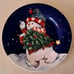 Thomson Pottery Snowman Mary Parker Dinner Plates. ( pack of 4)