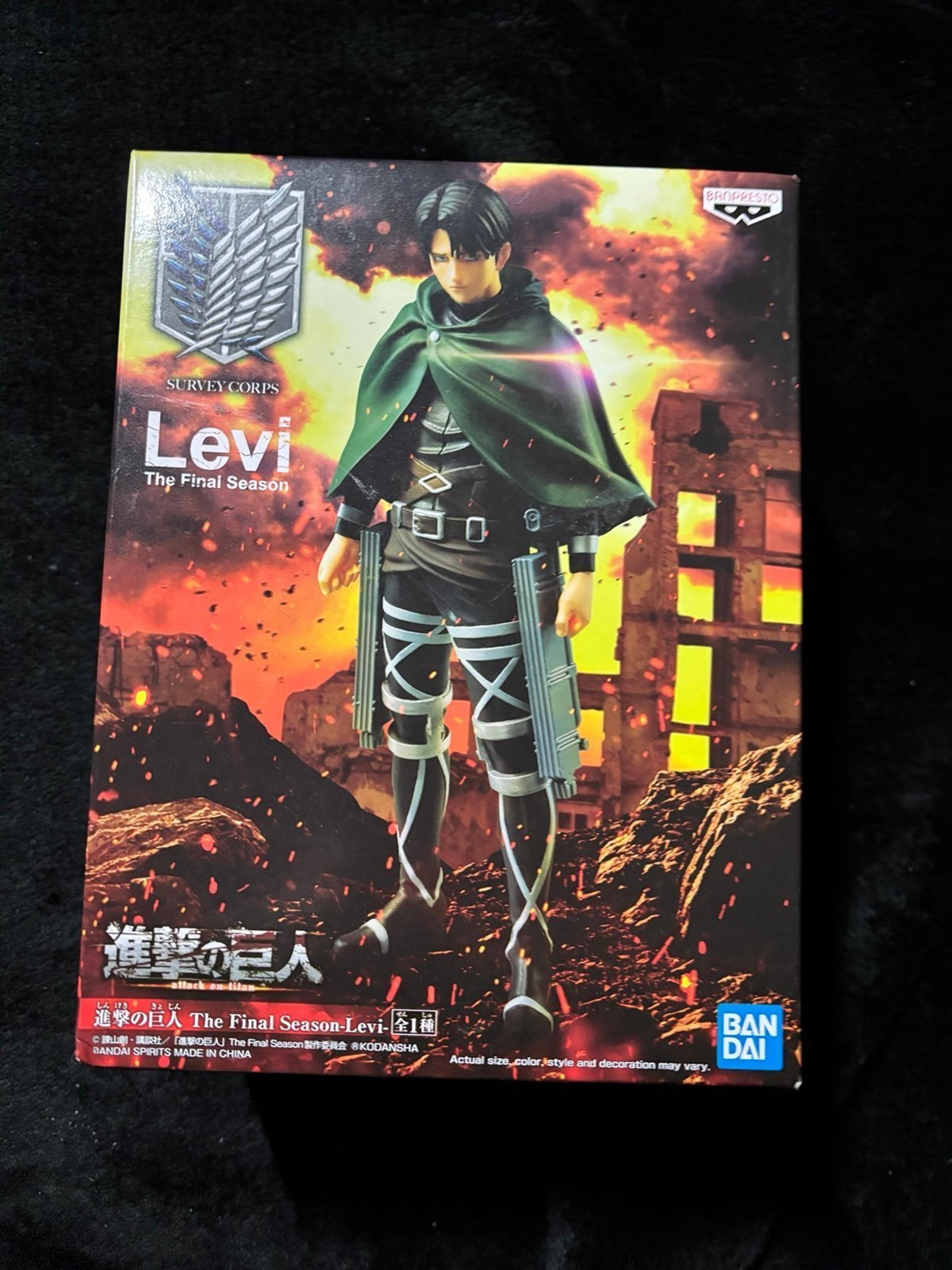 AoT Levi The Final Season Banpresto Figure