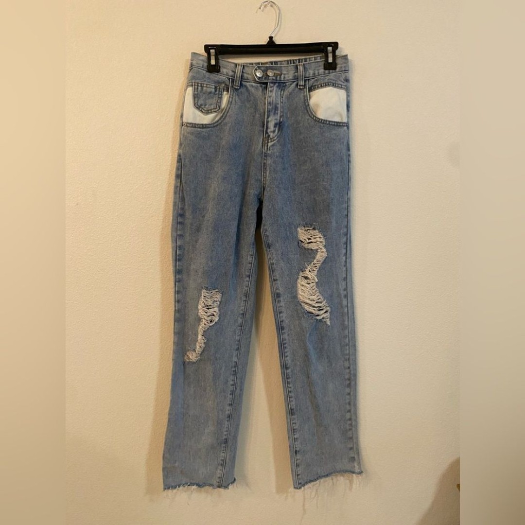 Princess Polly Distressed Jeans, Size US 4