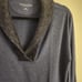 Soft Surroundings Shawl Collar Mixed Media Tunic Sweater Size S