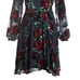 Boston Proper Rose Burnout Wrap Dress sizes M and XS Brand new