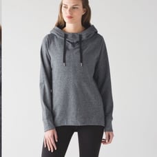 Lululemon Charcoal Gray Split Pullover Hoodie