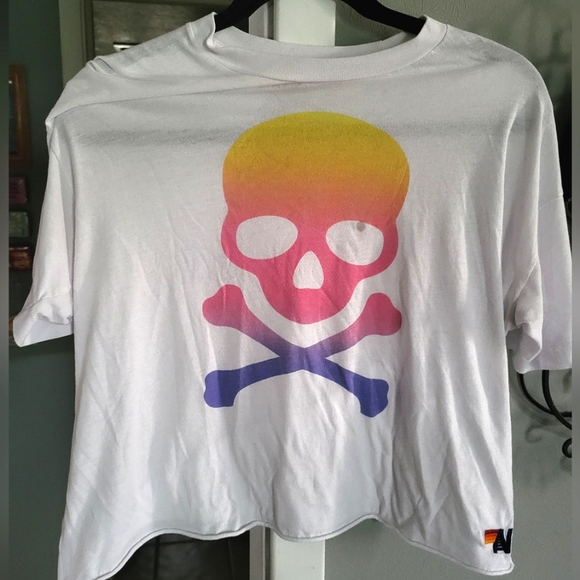 Aviator Nation x Soulcycle Crop Top Size L