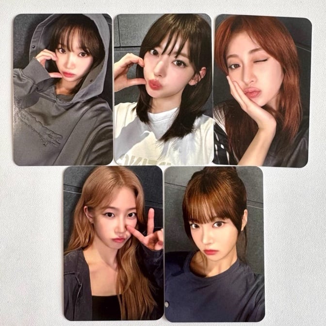 Le Sserafim Hot Joeun Music JM Fansign POB Photocards Set OT5