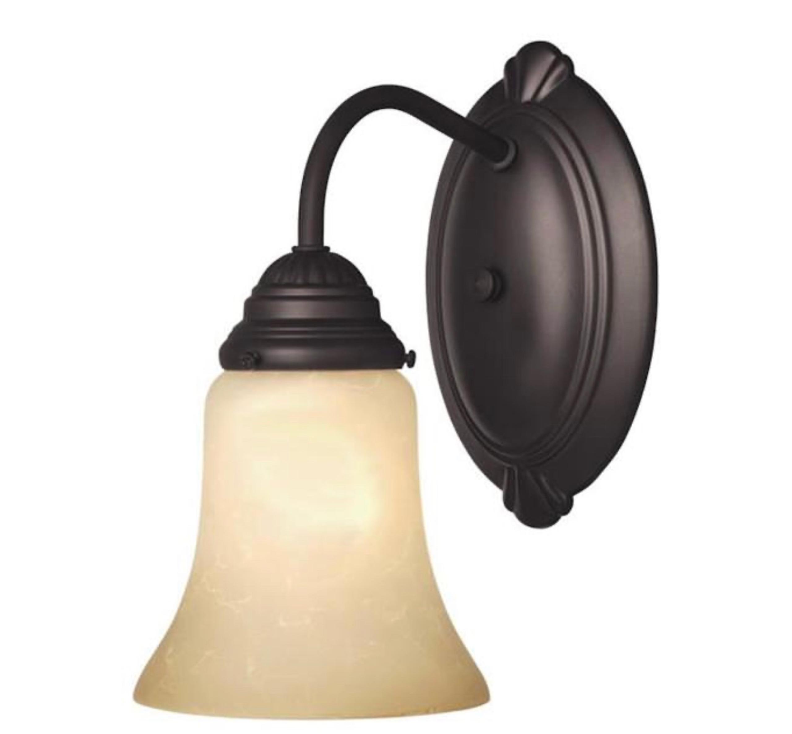 Westinghouse Wall Light Fixture (62238) 1 Light - Medium Screw Base - 5.2" - Tri