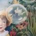 Vintage 1920s 30s Framed Print Blowing Bubbles Fairy Frances Tipton Hunter 14x11