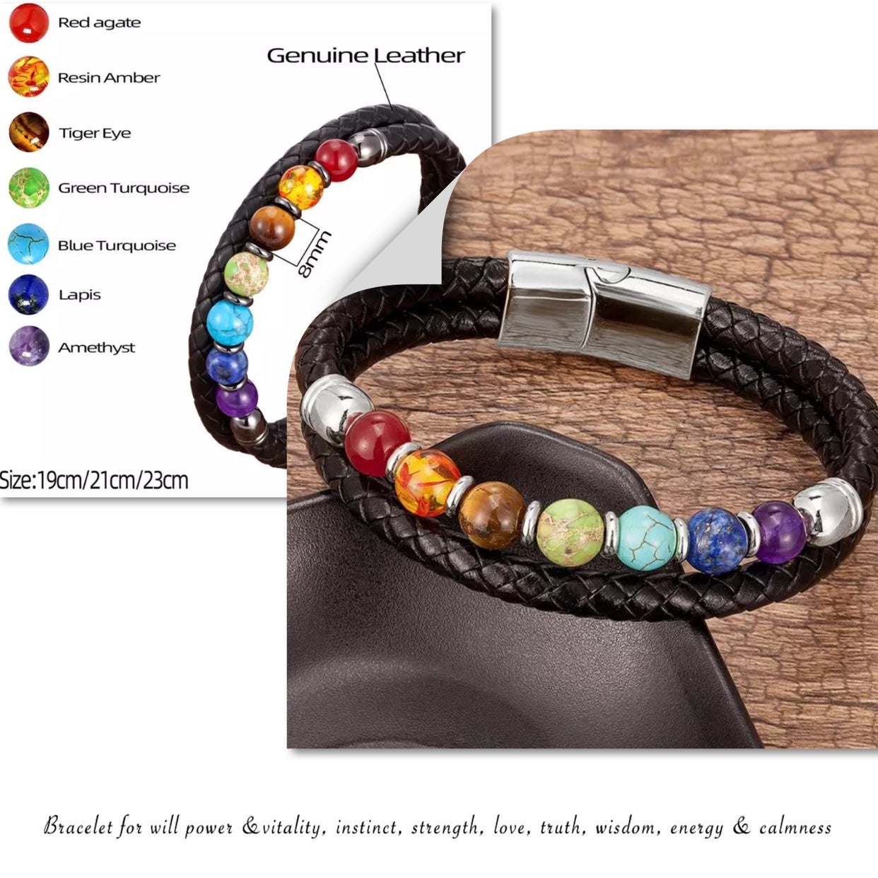 Lucky Charm Bracelet With Natural Healin