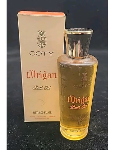 L'Origan Perfumed Scented Bath Oil 2.0 Oz. By Coty. Vintage. NIB