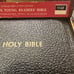 Nelson Young Reader's Bible NIB 1972 #114Z Zipper W/ Cross Black Faux Leather