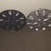 4 nice silver plastic standard size tire