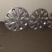4 nice silver plastic standard size tire