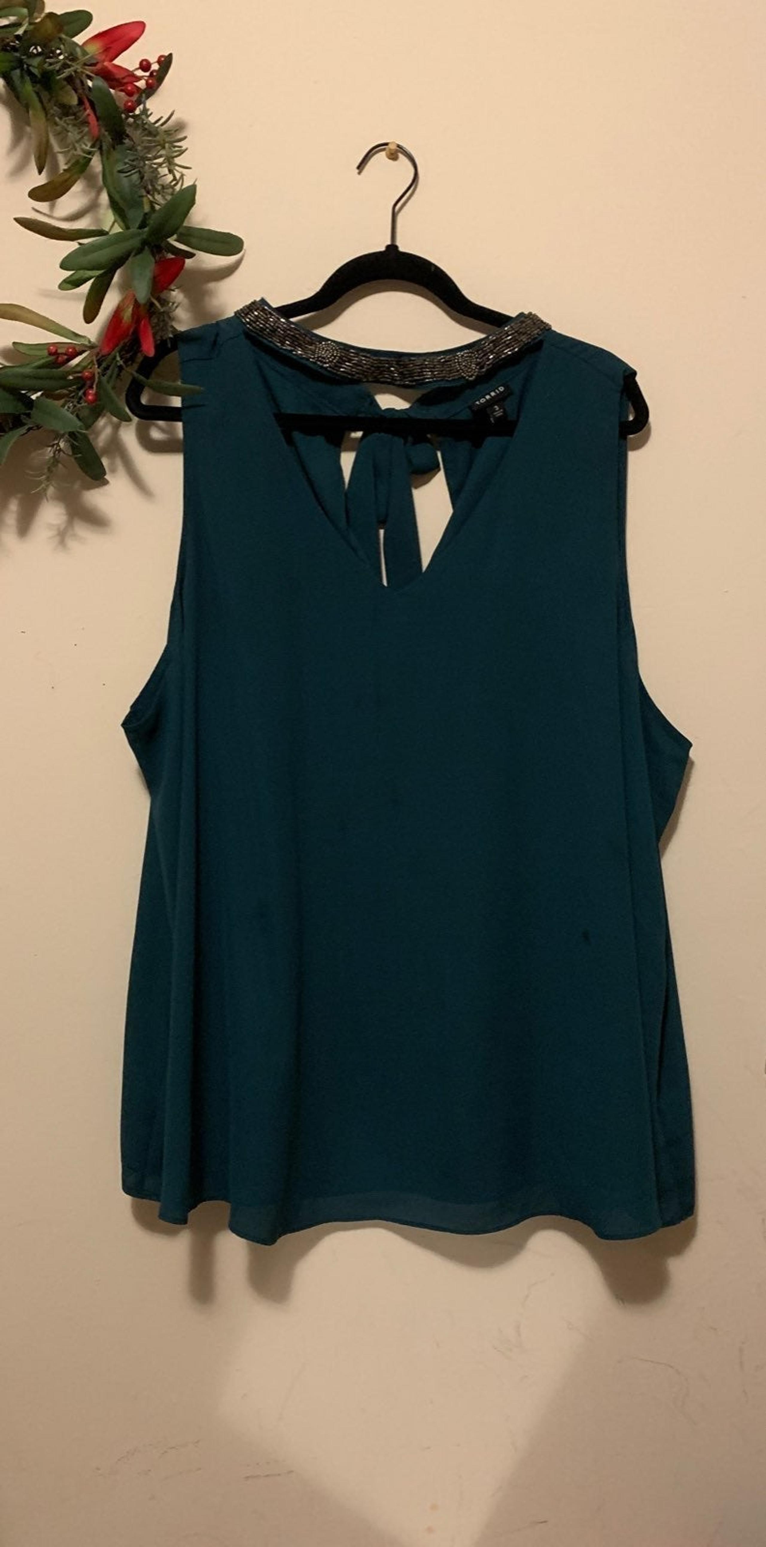 Torrid Embelished Neck BlouseAA131