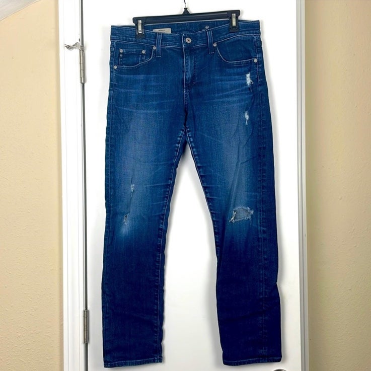 AG Adriano Goldschmied/ The Nolan Low Rise Relaxed Slim Jeans