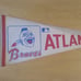 Vintage 60s Atlanta Braves MLB Pennant Flag