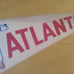 Vintage 60s Atlanta Braves MLB Pennant Flag