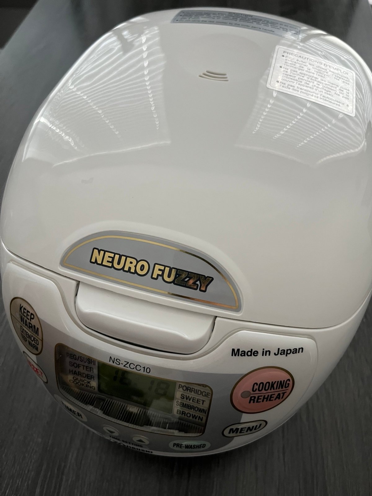 Zojirushi Rice Cooker Made in Japan