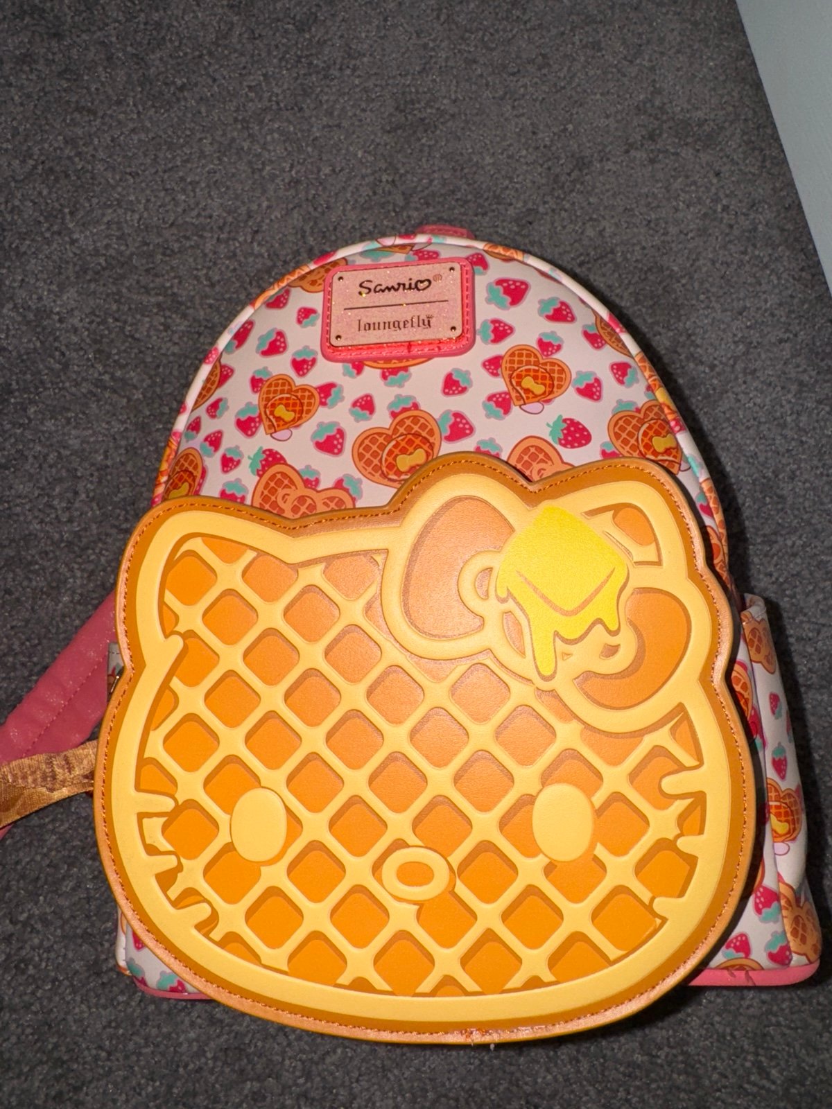 Hello Kitty Waffle Loungefly NWT