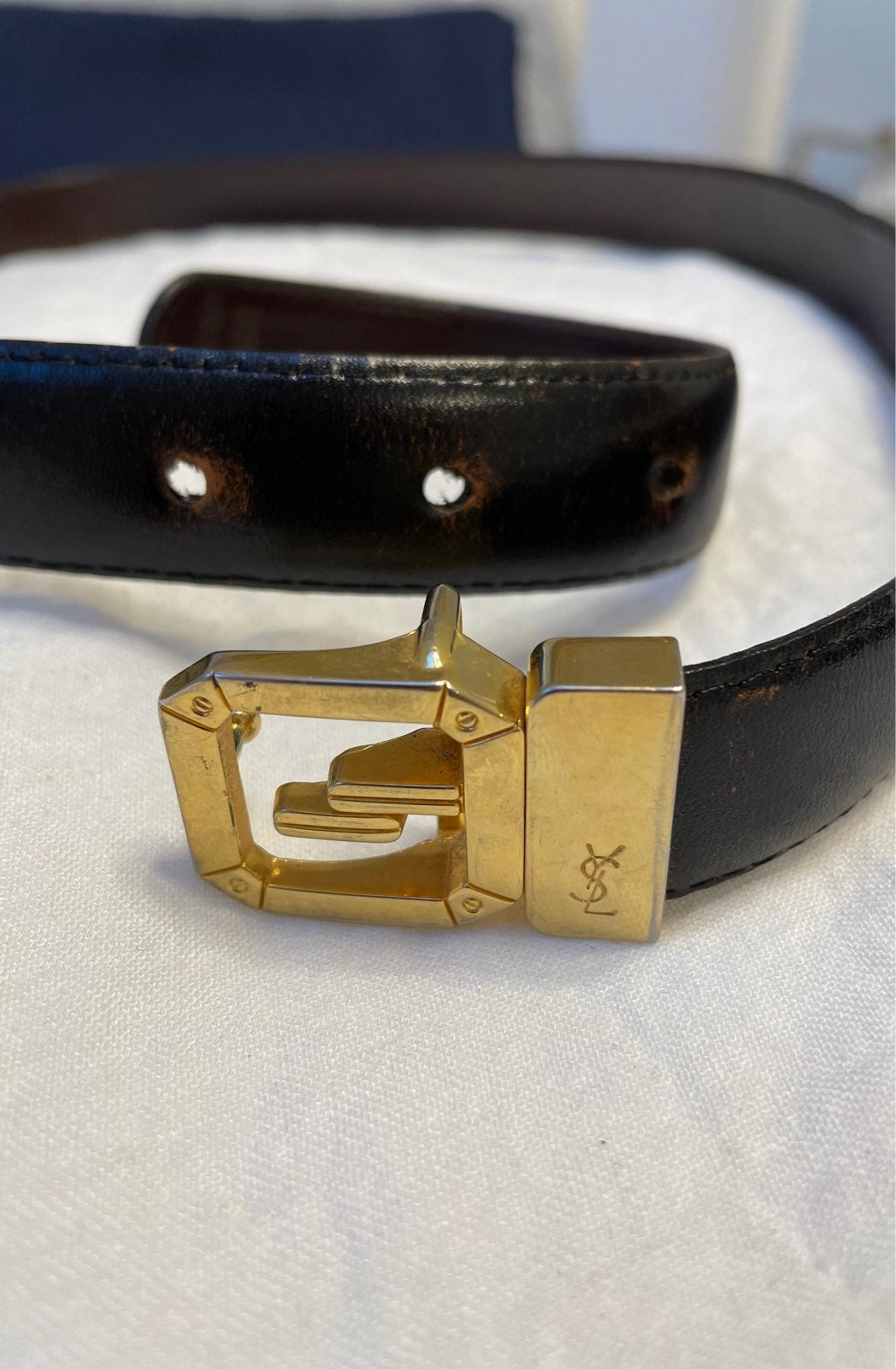 Vintage YSL Belt - Yves Saint Laurent