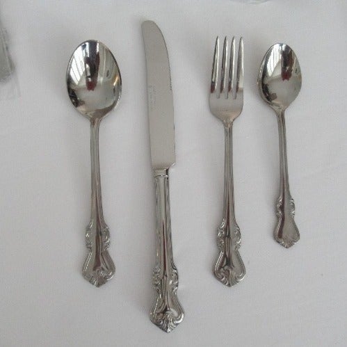 Oxford Hall Stainless Steel Flatware 16 Pieces, Set for Four