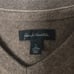 John w Nordstrom light brown 100% cashmere fall v neck pullover sweater large