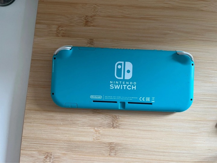 Nintendo switch light with case and two games