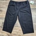 NEW Lizgolf by Liz Claiborne Woman Audra Performance Black Cropped Capri Pants