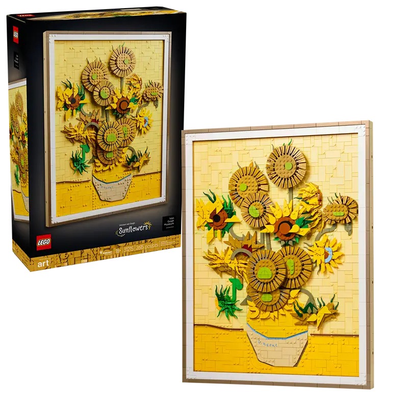 LEGO Vincent van Gogh – Sunflowers 31215, 2615 Pieces