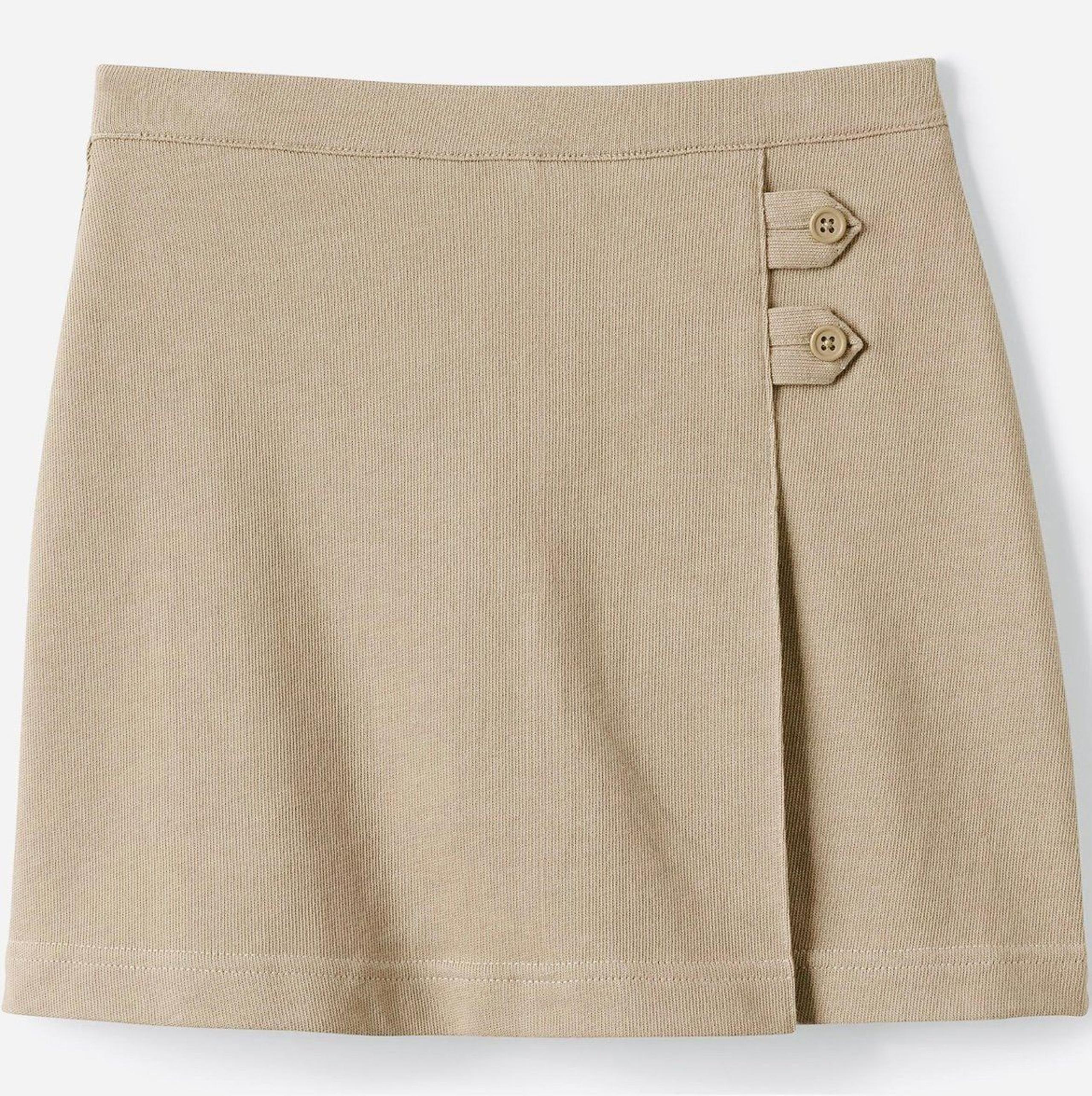 LANDS END SKORT WOMEN SIZE 10 TAN