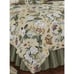Waverly WILLIAMSBURG MAGNOLIA Reversible KING Comforter 2 Shams, stripped bedski